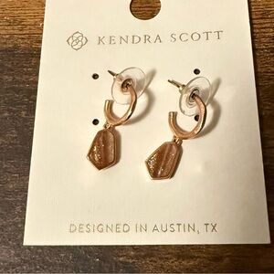 Kendra Scott Rose Gold Drop Earrings